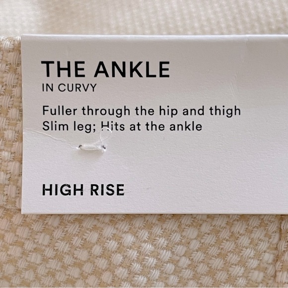 Ann Taylor The High Waist Ankle Pant - Curvy Fit in Butter Yellow career office - Picture 6 of 12